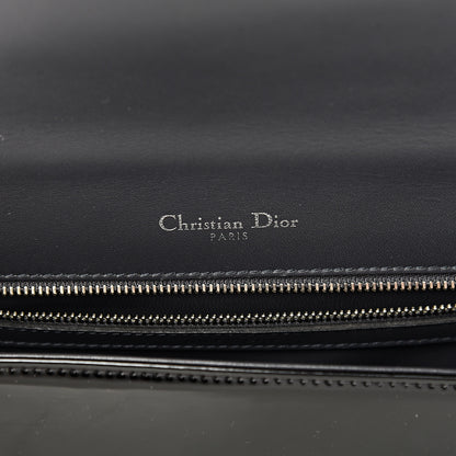 Christian Dior Patent Micro-Cannage Medium Diorama Flap Bag Black 5 of 13