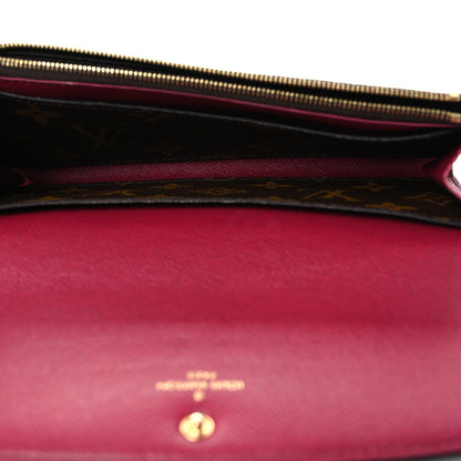 Louis Vuitton Monogram Emilie Wallet Fuchsia 5 of 9
