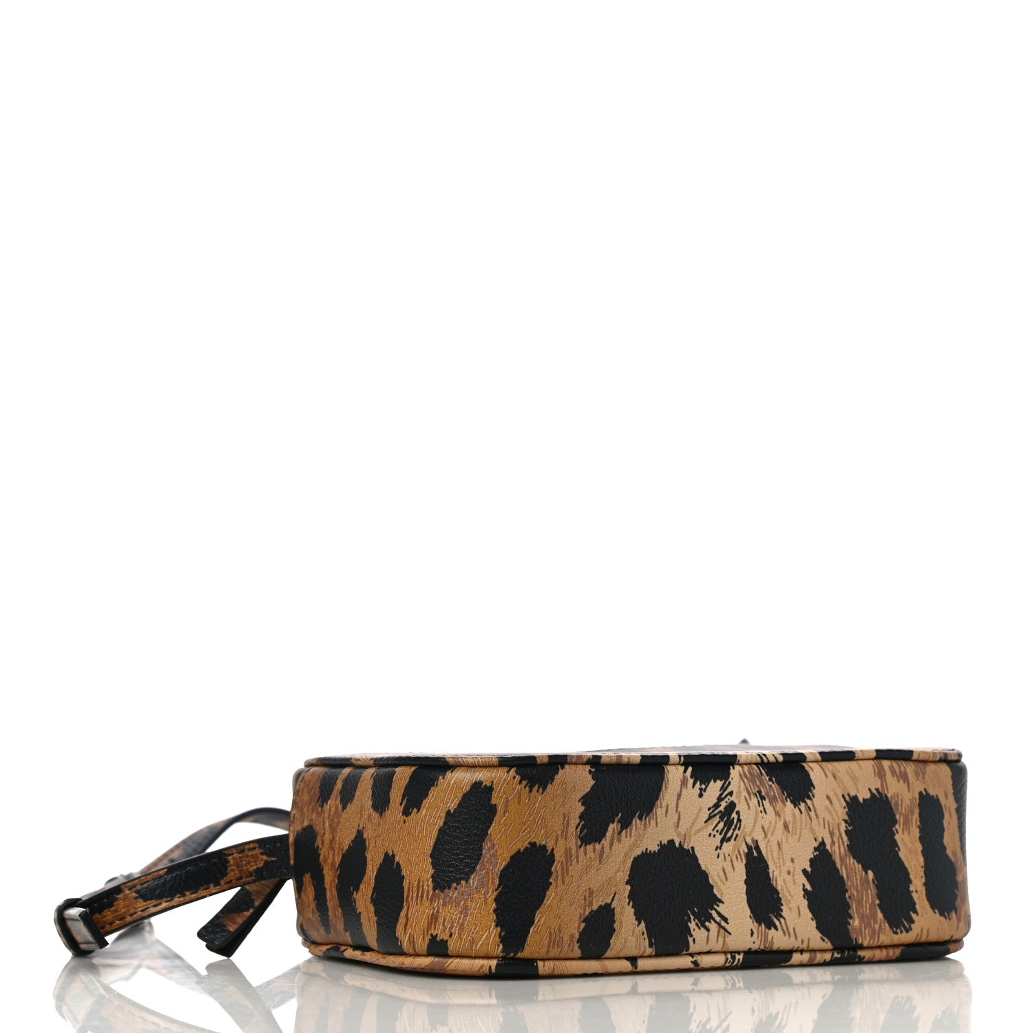 Balenciaga Calfskin Printed Leopard XS Everyday Camera Bag Beige White 4 of 9