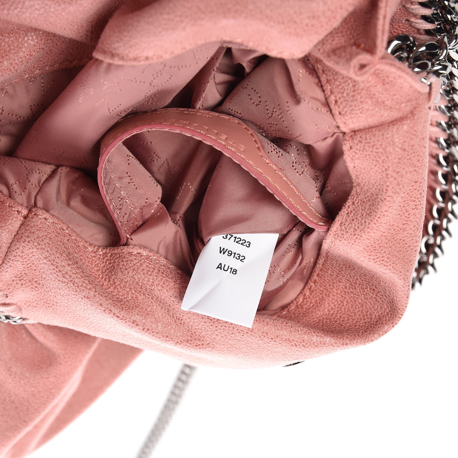 Stella McCartney Shaggy Deer Mini Falabella Fold Over Tote Pink 8 of 8