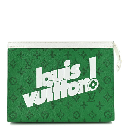 Louis Vuitton Vintage Monogram Everyday LV Pochette Voyage MM Green 1 of 14