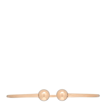 Tiffany 18K Rose Gold 8mm HardWear Ball Wire Bracelet 1 of 3