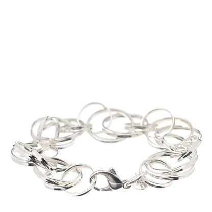 Tiffany Sterling Silver 1837 Interlocking Circles Bracelet 3 of 7