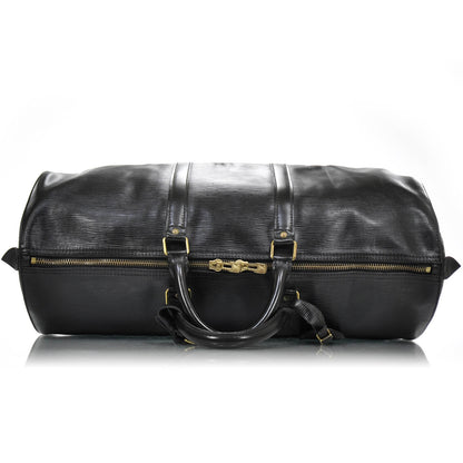 Louis Vuitton Epi Keepall 50 Black 6 of 9