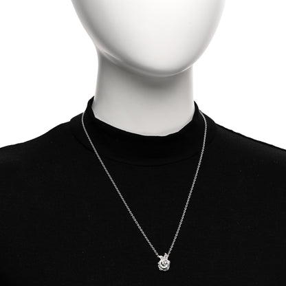 Christian Dior CHRISTIAN DIOR 18K White Gold Diamond Small Rose Dior Bagatelle Necklace 2 of 5