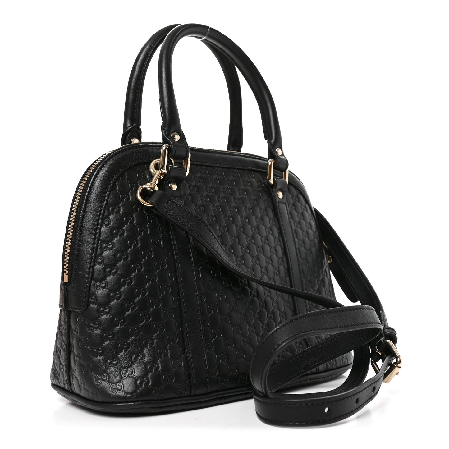 Microguccissima Mini Dome Bag Black