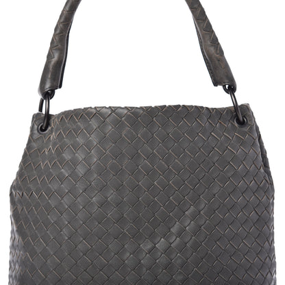 Bottega Veneta Nappa Intrecciato Bucket Bag Gray 10 of 10