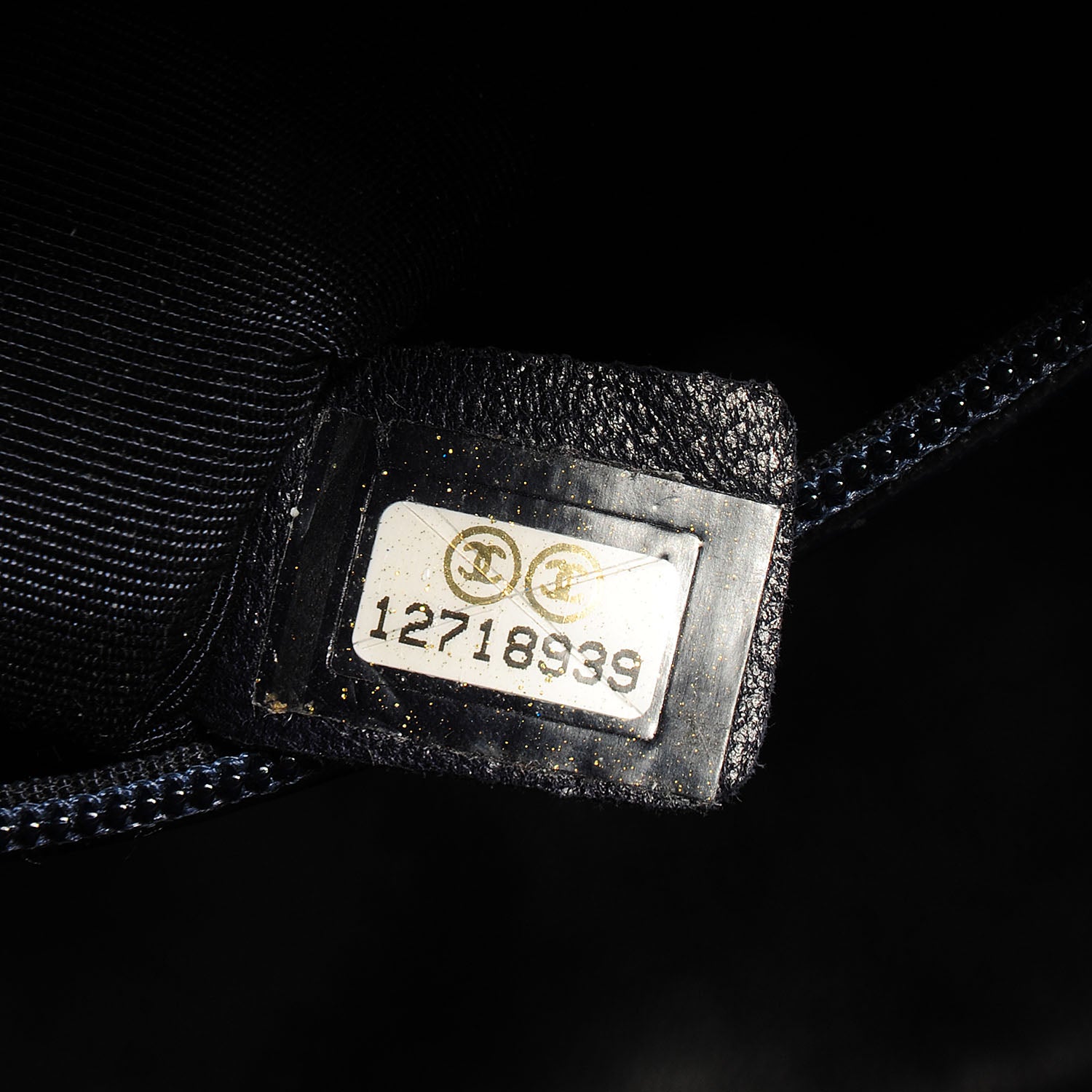 Chanel Lambskin Medium Camera Case Navy 9 of 9