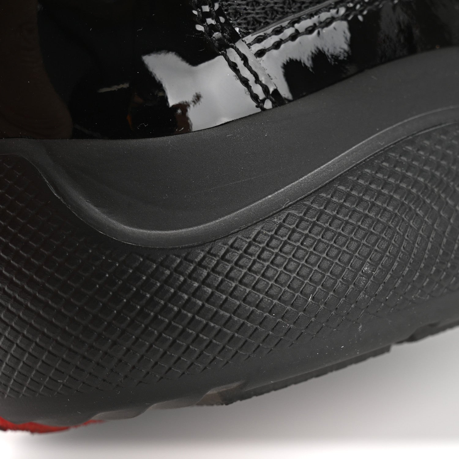Prada Patent America's Cup Patchwork Sneakers 36 Black 10 of 12