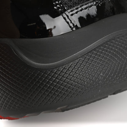 Prada Patent America's Cup Patchwork Sneakers 36 Black 10 of 12