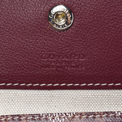 Goyard Goyardine Pouch Burgundy 6 of 6