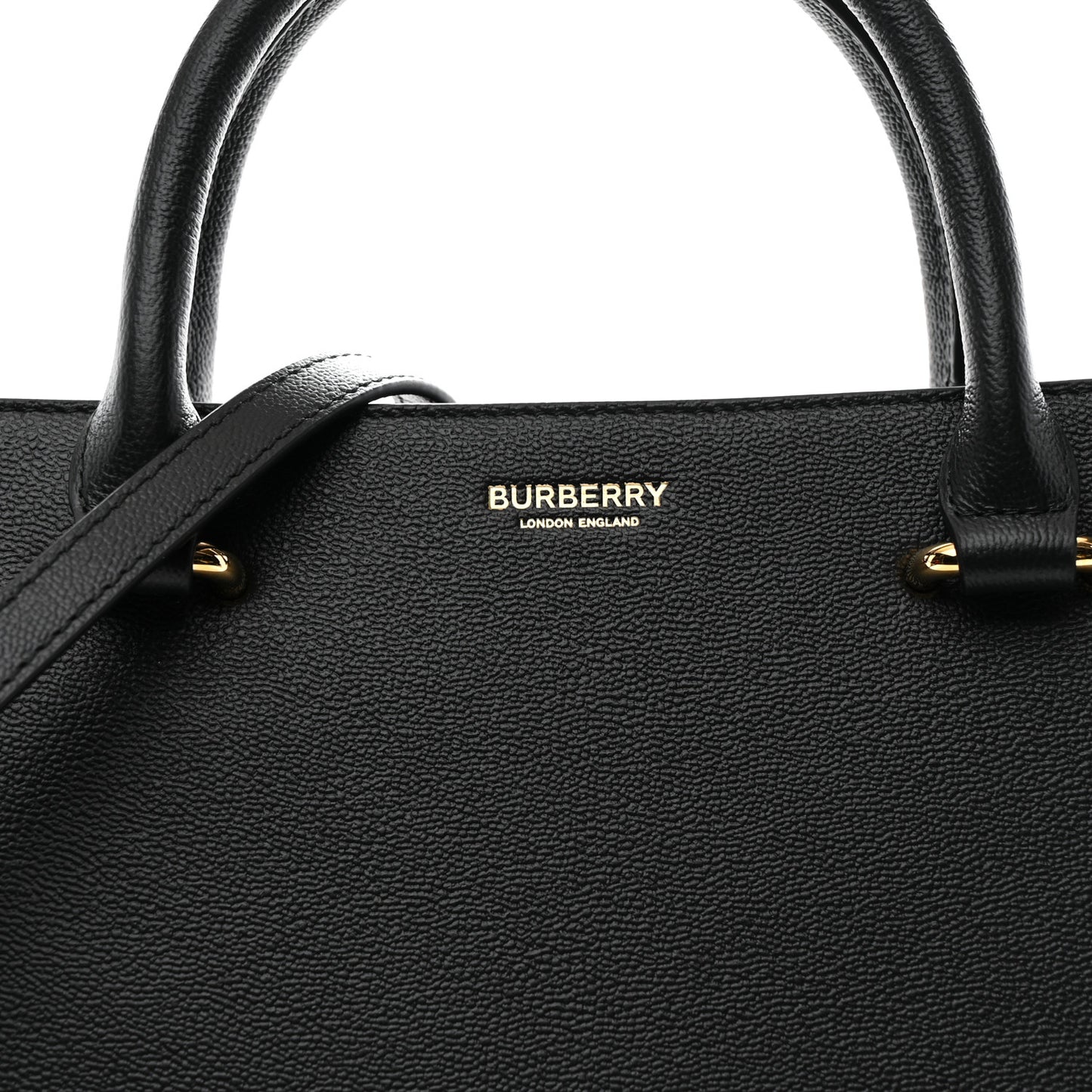 Calfskin Mega Check Small Banwell Tote Black
