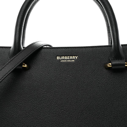 Burberry Calfskin Mega Check Small Banwell Tote Black 8 of 10