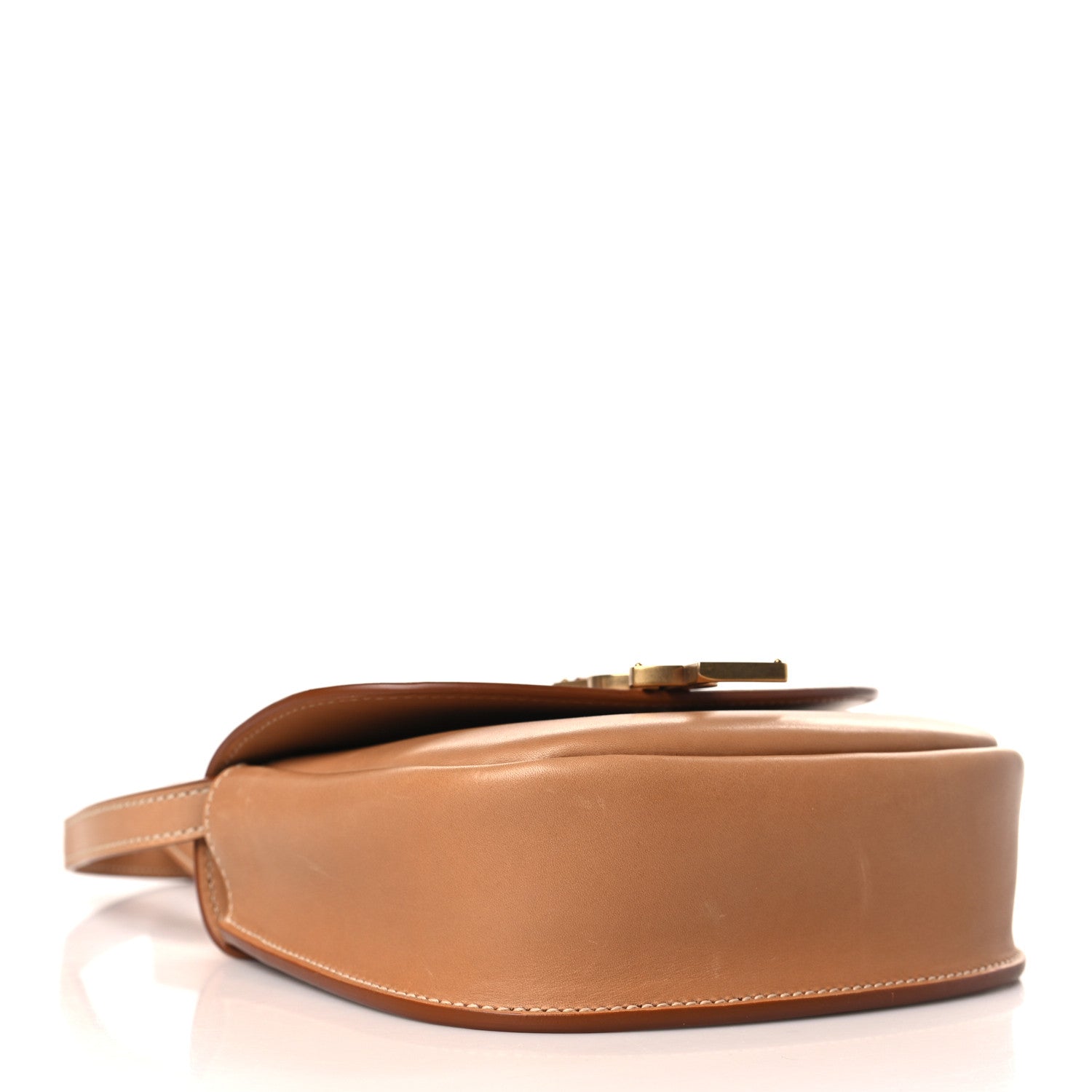 Saint Laurent Smooth Vintage Calfskin Small Kaia Satchel Brown Gold 4 of 11