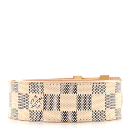Louis Vuitton Damier Azur LV Initiales 100 40 Belt 2 of 9