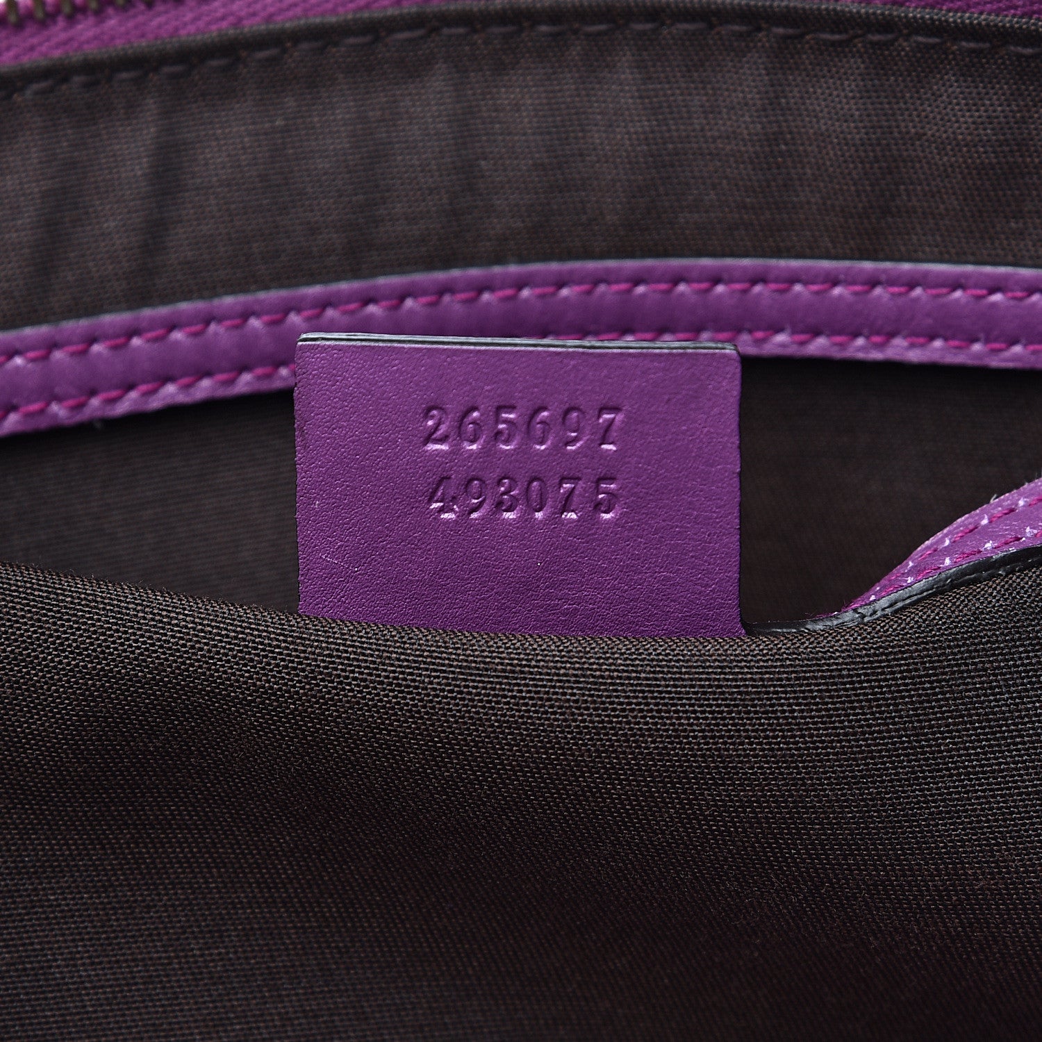 Gucci Guccissima Medium Joy Boston Purple 6 of 15