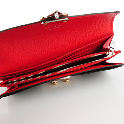 Louis Vuitton Monogram Tribal Mask Sarah Wallet Rouge 5 of 9