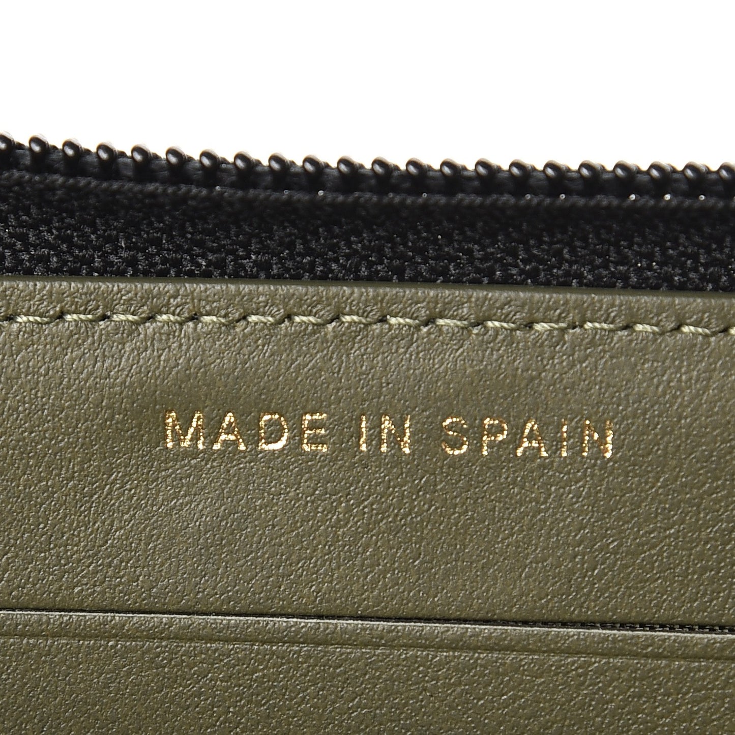 Caviar Quilted Small Boy Zip Around Wallet Black