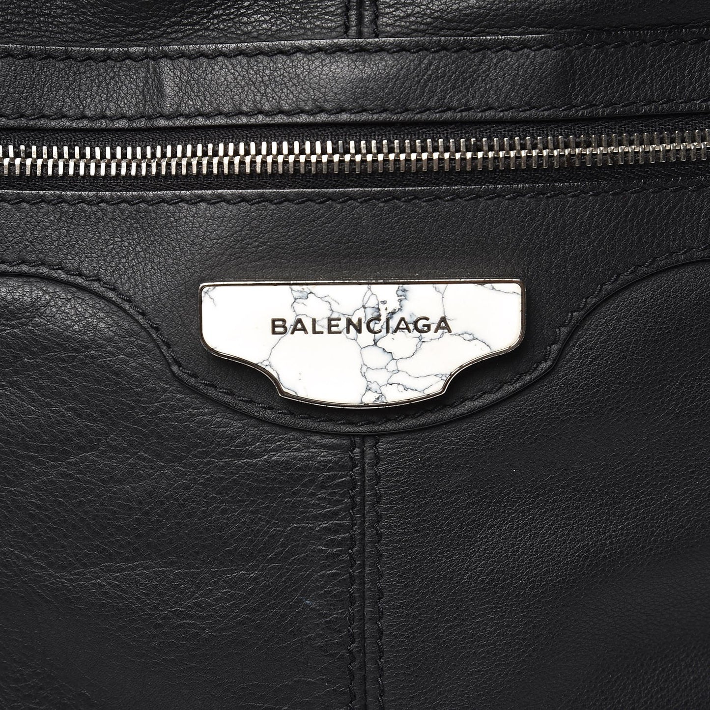 Agneau Classic Hardware Traveler Backpack Black