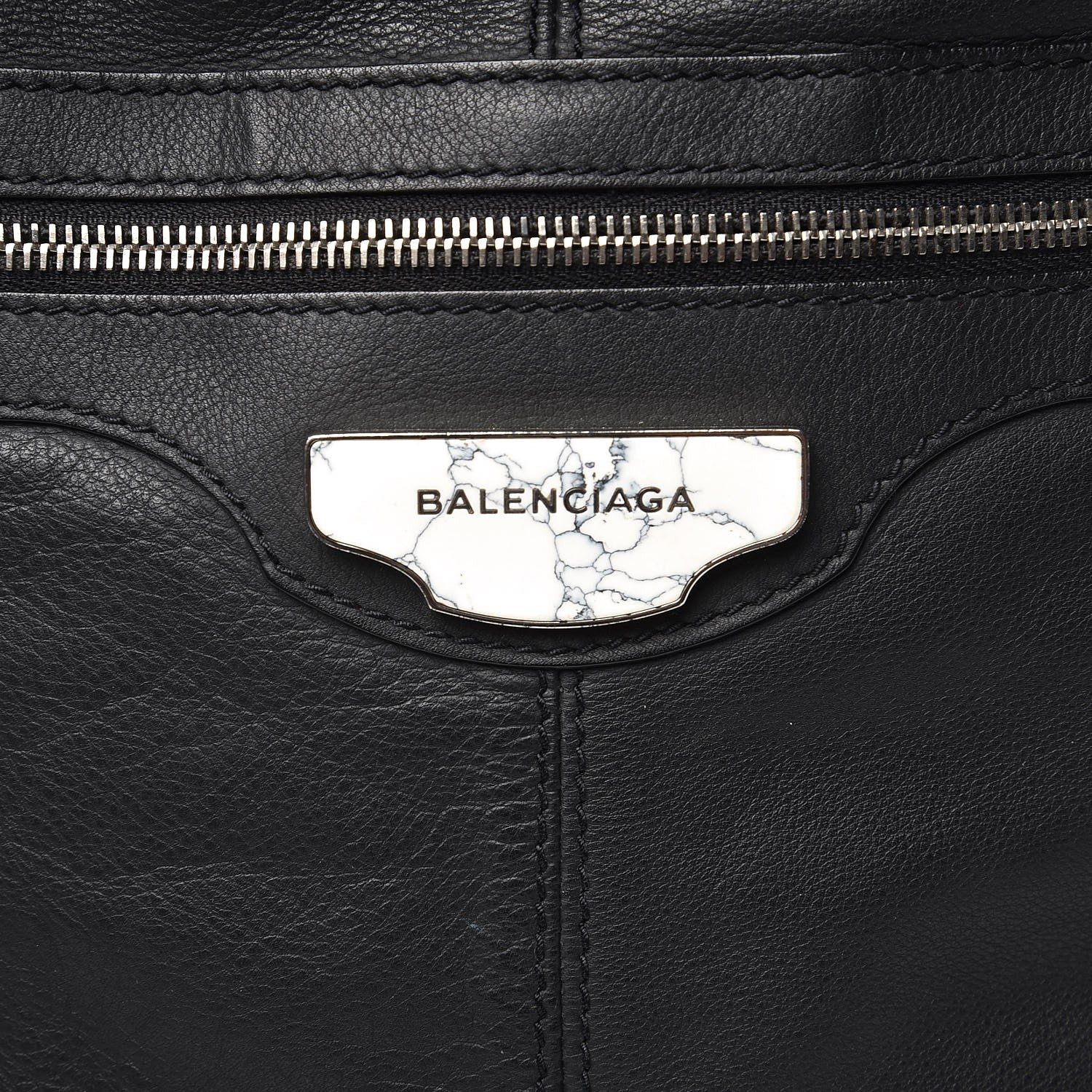 Balenciaga Agneau Classic Hardware Traveler Backpack Black 9 of 10