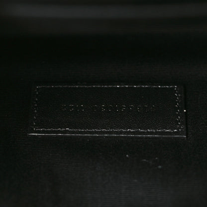 Saint Laurent Grain De Poudre Textured Mixed Matelasse Triquilt Monogram Clutch Dark Beige 7 of 11