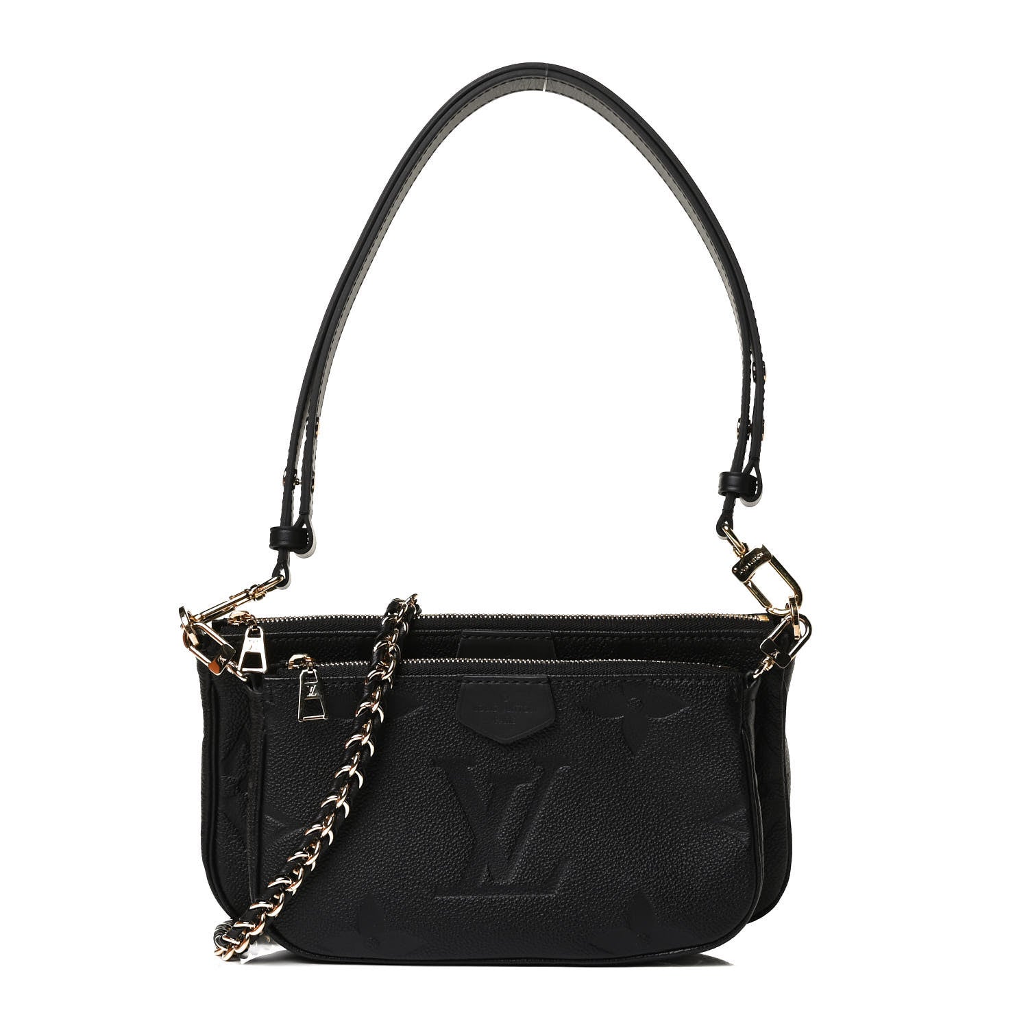 Louis Vuitton Empreinte Monogram Giant Multi Pochette Accessories Black 1 of 12