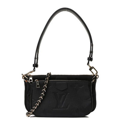 Louis Vuitton Empreinte Monogram Giant Multi Pochette Accessories Black 1 of 12