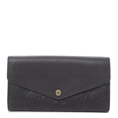 Louis Vuitton Empreinte Sarah Wallet NM Black 1 of 7