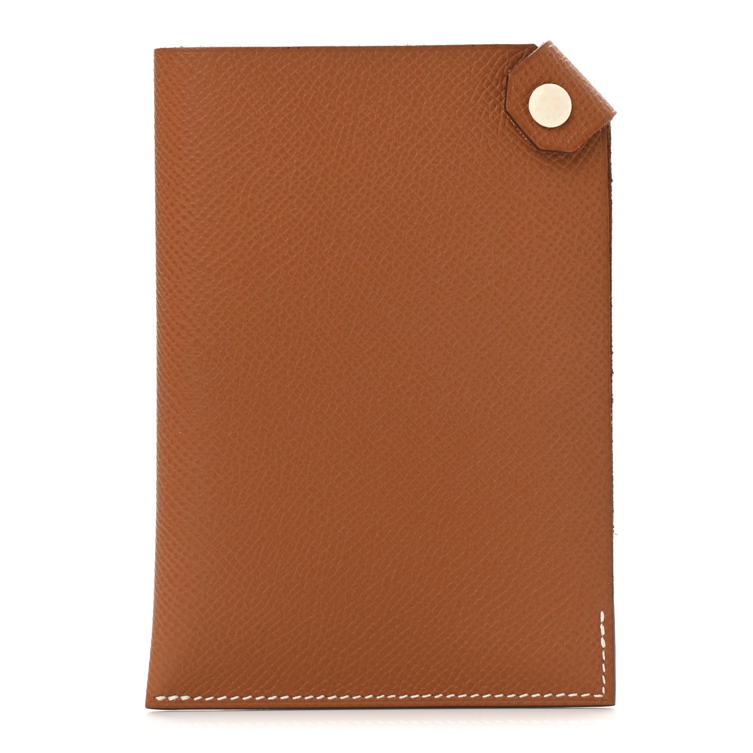 Hermes Epsom Tarmac Dot PM Passport Holder Gold Nata 1 of 8
