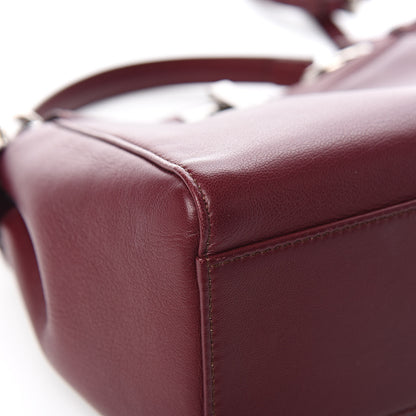 Fendi Nappa Mini Peekaboo Iconic Satchel Bordeaux 11 of 15