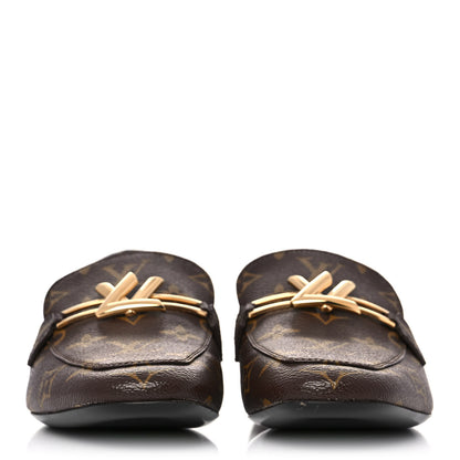 Louis Vuitton Monogram Upper Case Flat Loafer 37.5 2 of 9