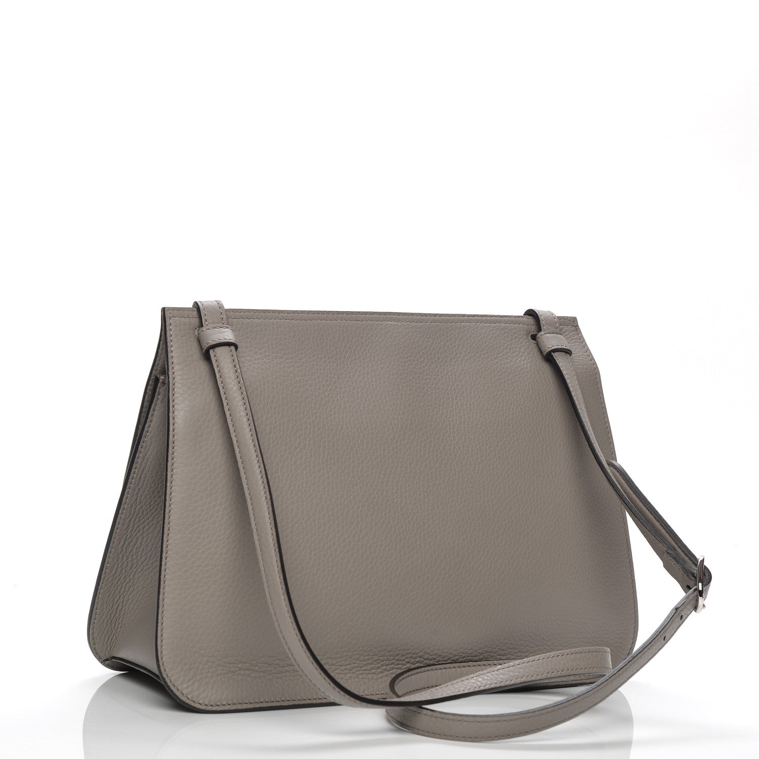 Gucci Cellarius Calfskin Medium Bamboo Daily Flap Shoulder Bag Storm Grey 3 of 7