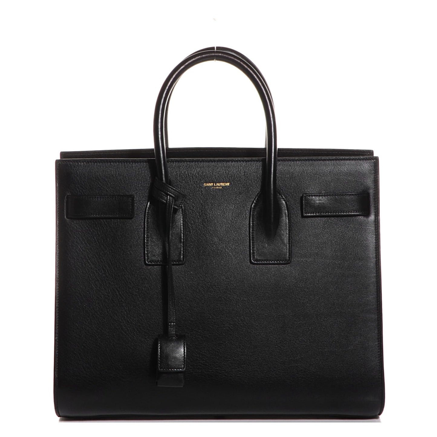 Calfskin Small Sac De Jour Black