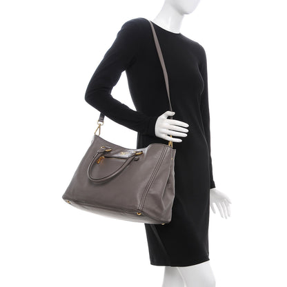 Prada Soft Calf Tote Bambu 2 of 17