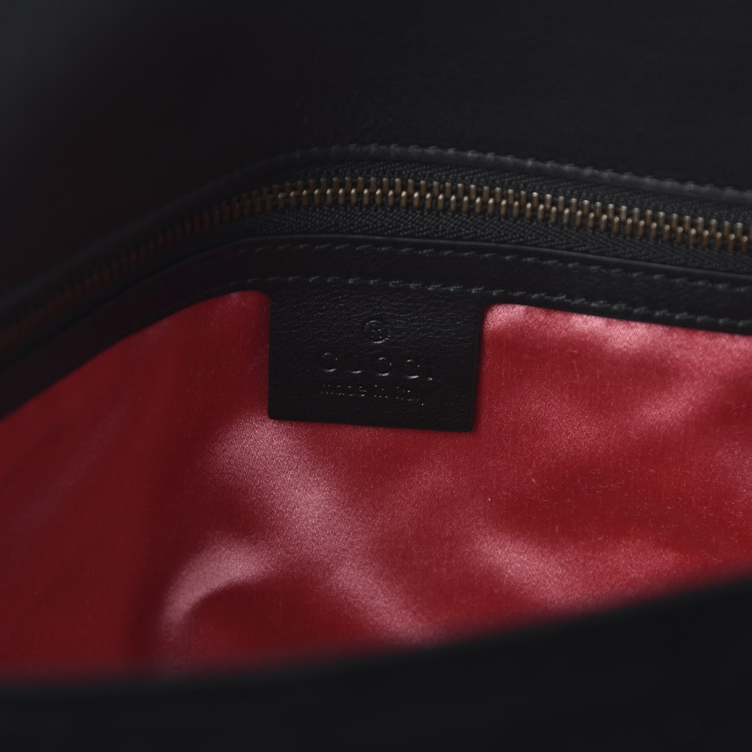 Gucci Velvet Matelasse Loved Embroidered Medium GG Marmont Shoulder Bag Black 8 of 10