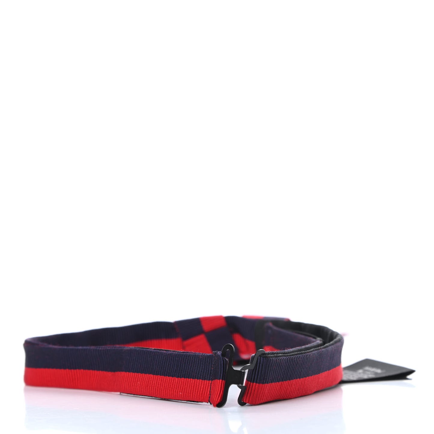 Grosgrain Web Feline Neck Bow Blue Red