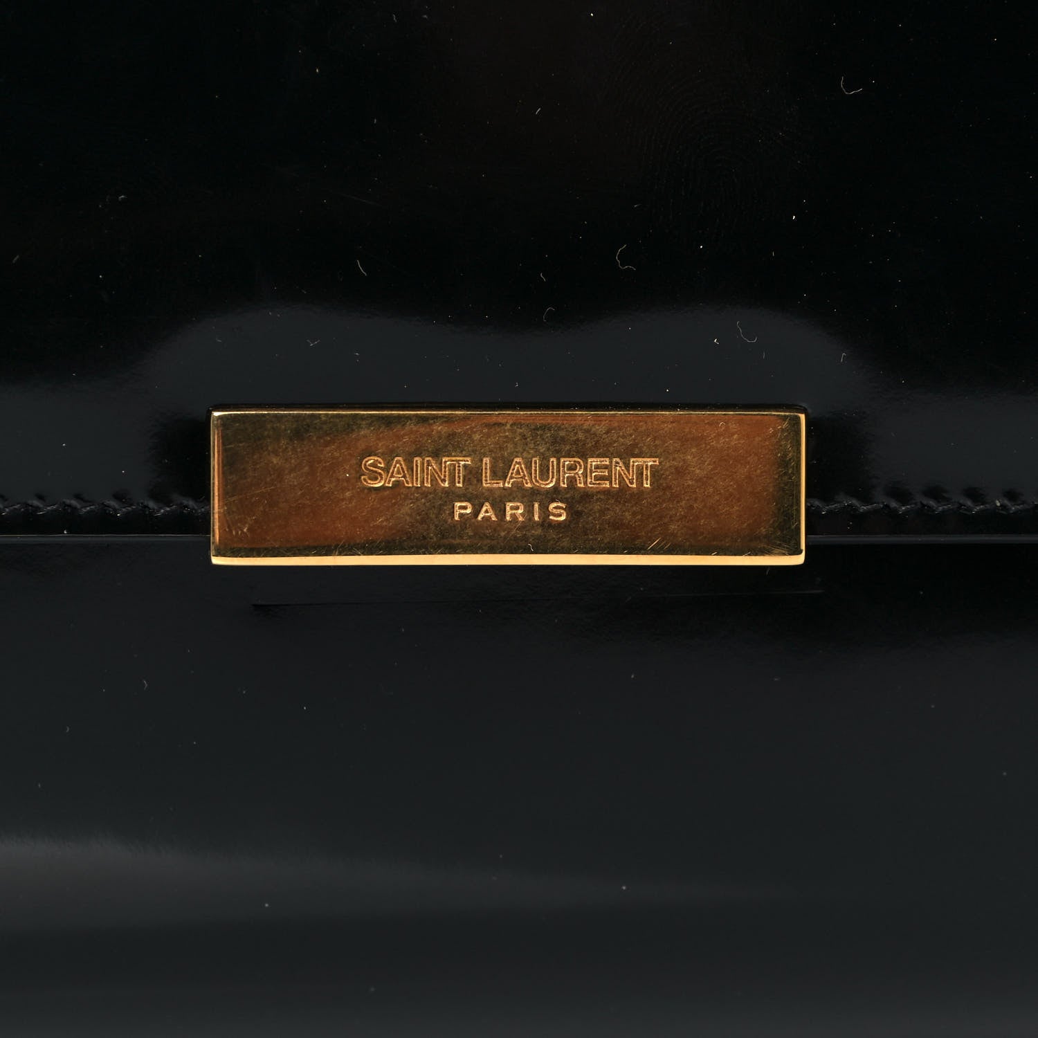Saint Laurent Patent Le 90 Shoulder Bag Black 17 of 18