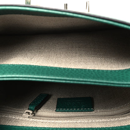 Gucci Dollar Calfskin Interlocking G Crossbody Bag Emerald 5 of 12