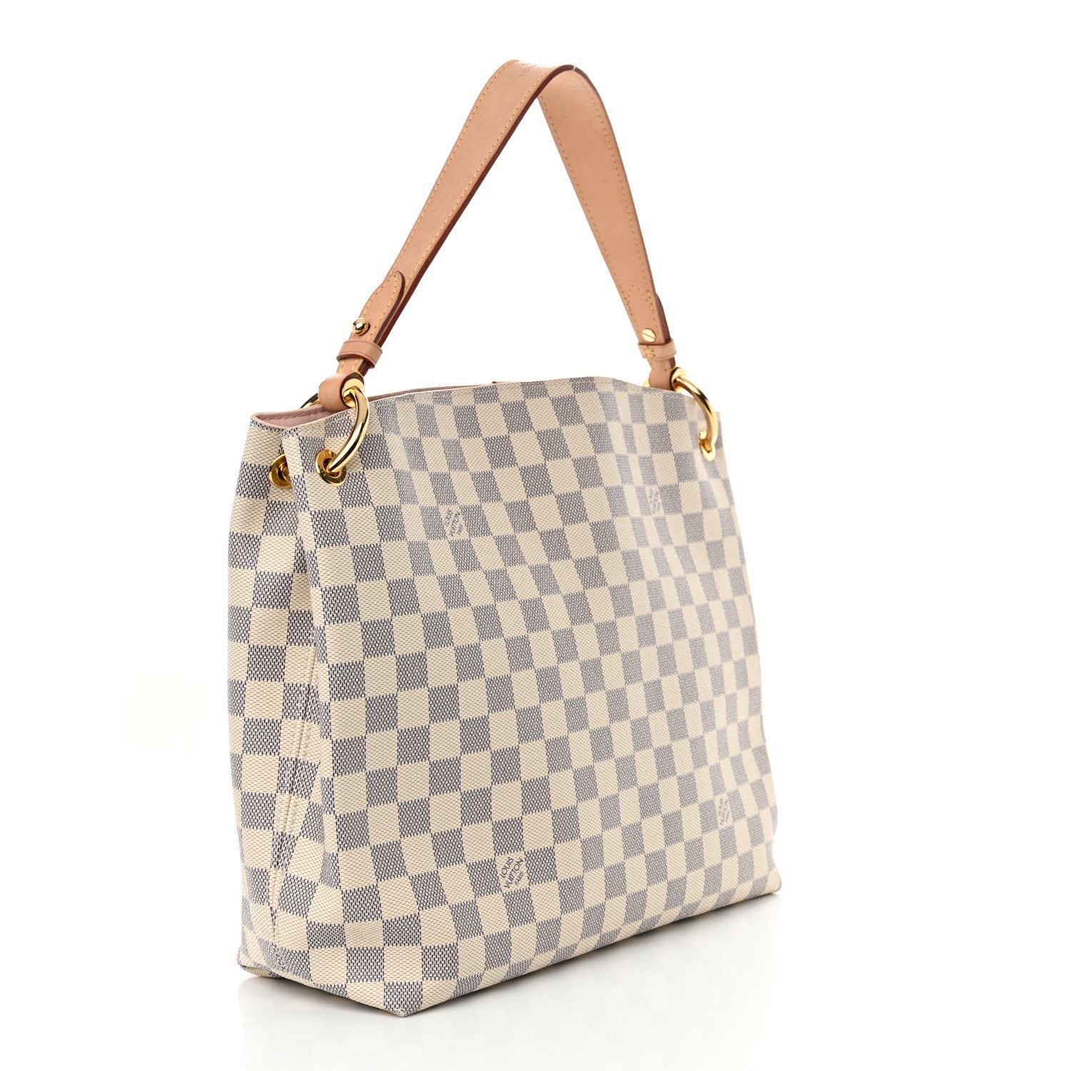 Louis Vuitton Damier Azur Graceful PM Rose Ballerine 3 of 11