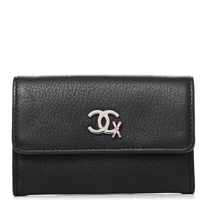 Chanel Goatskin CC Flap Card Holder Black 1 of 4
