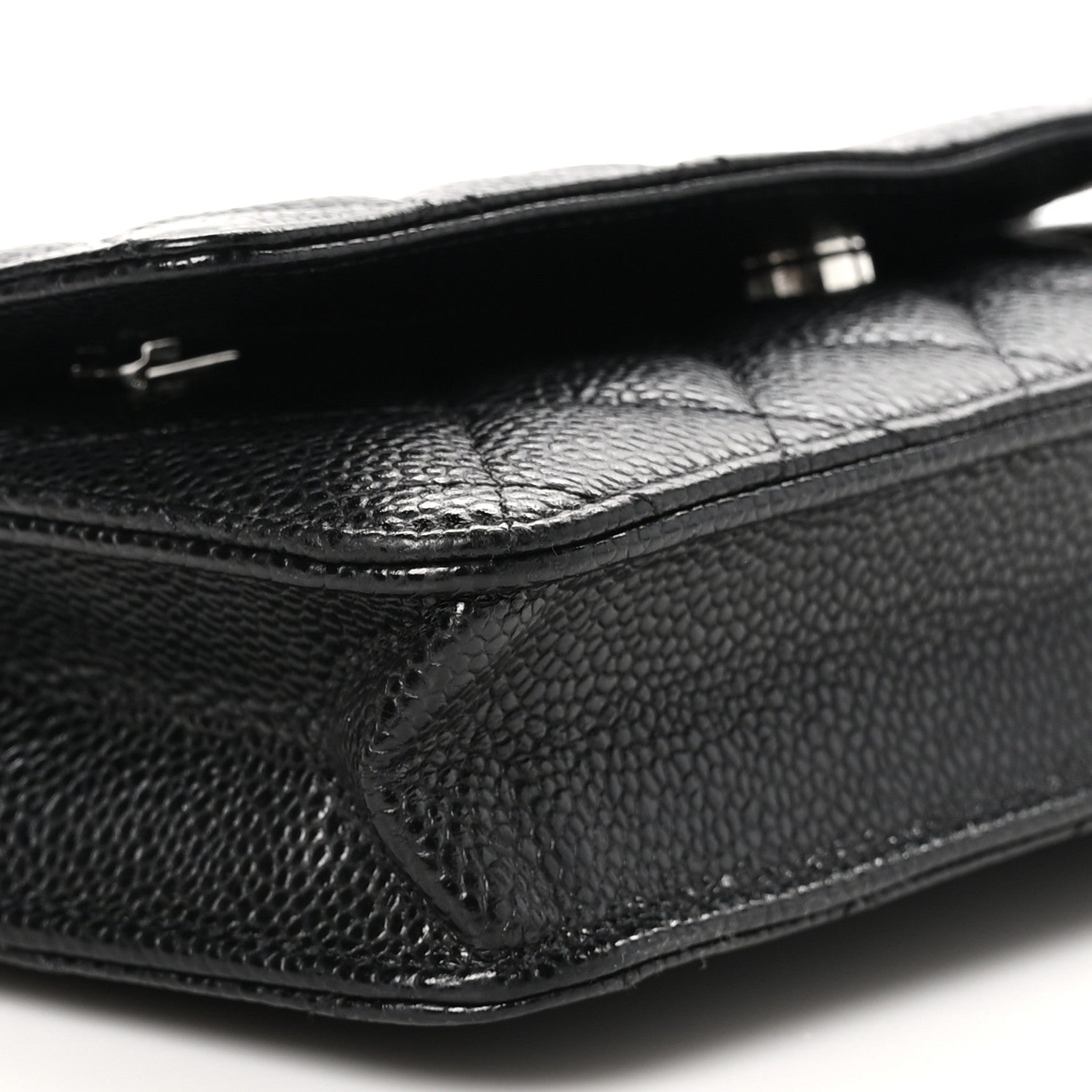 Chanel Caviar Quilted Wallet on Chain WOC Black 10 of 11