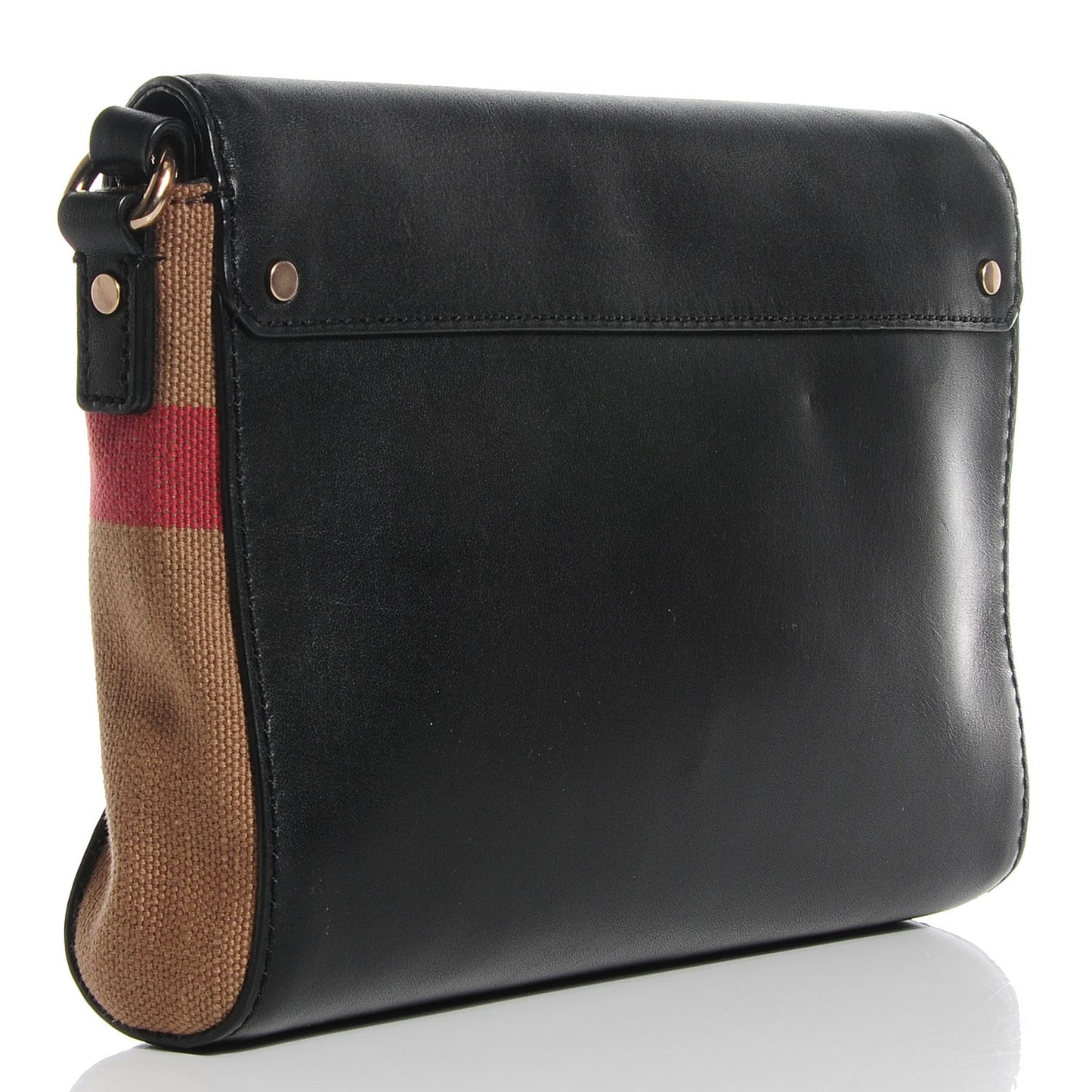 Canvas House Check Small Henham Crossbody Black