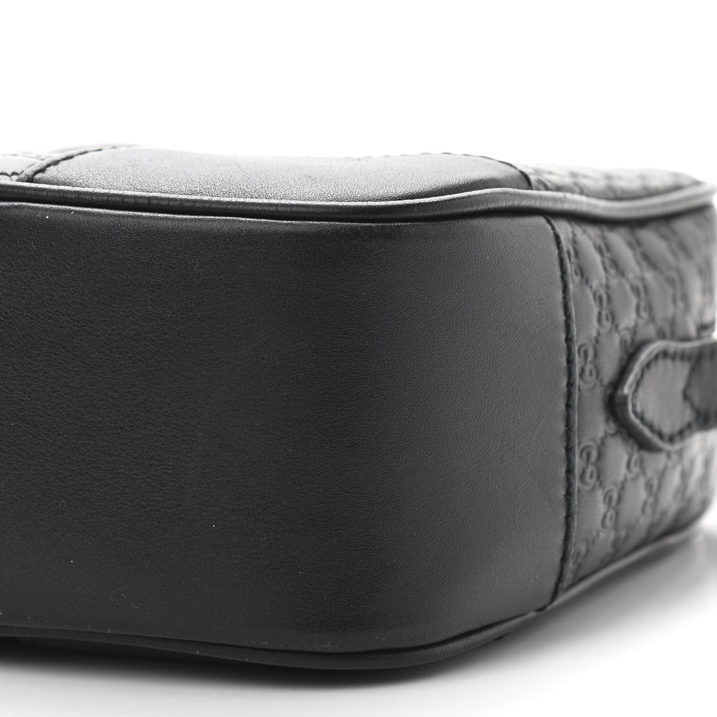 Microguccissima Mini Bree Messenger Bag Black