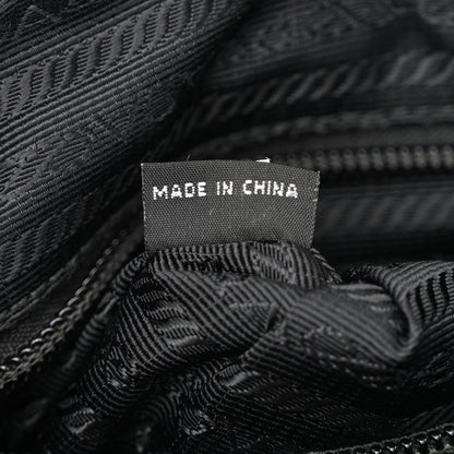 Prada Tessuto Nylon Saffiano Logo Camera Bag Black 7 of 11