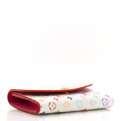 Louis Vuitton LV X TM Monogram Multicolor Rosalie Coin Purse White Kawaii Pink 4 of 8