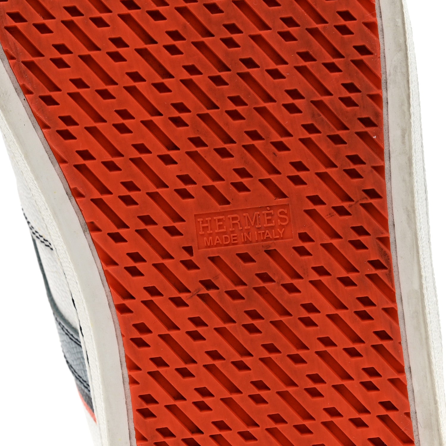 Hermes Epsom Mens Boomerang Sneakers 43 White 7 of 11