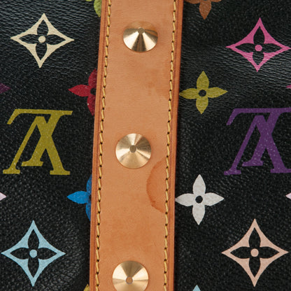 Louis Vuitton Monogram Multicolor Keepall 45 Black 9 of 12