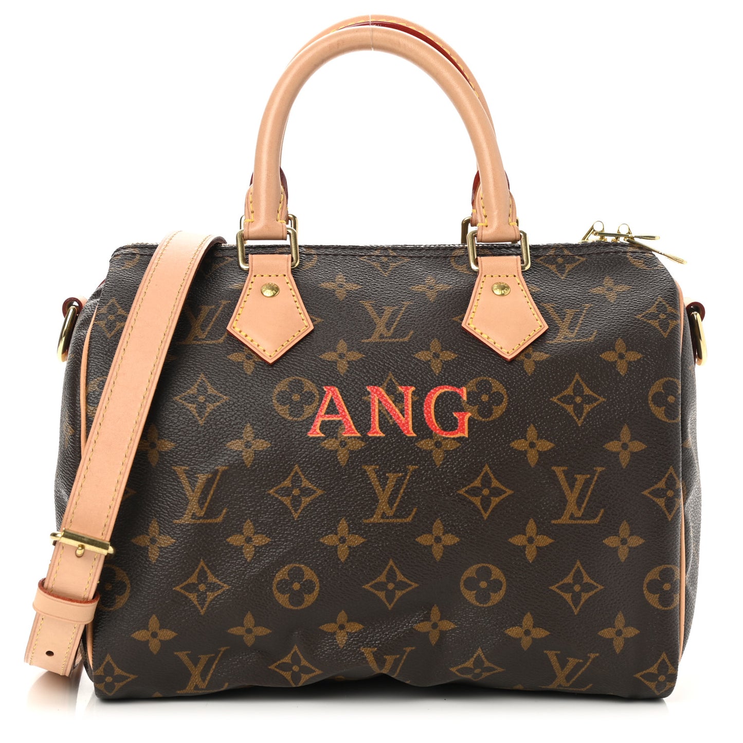 Monogram My LV Heritage Speedy Bandouliere 25 Rouge Orange