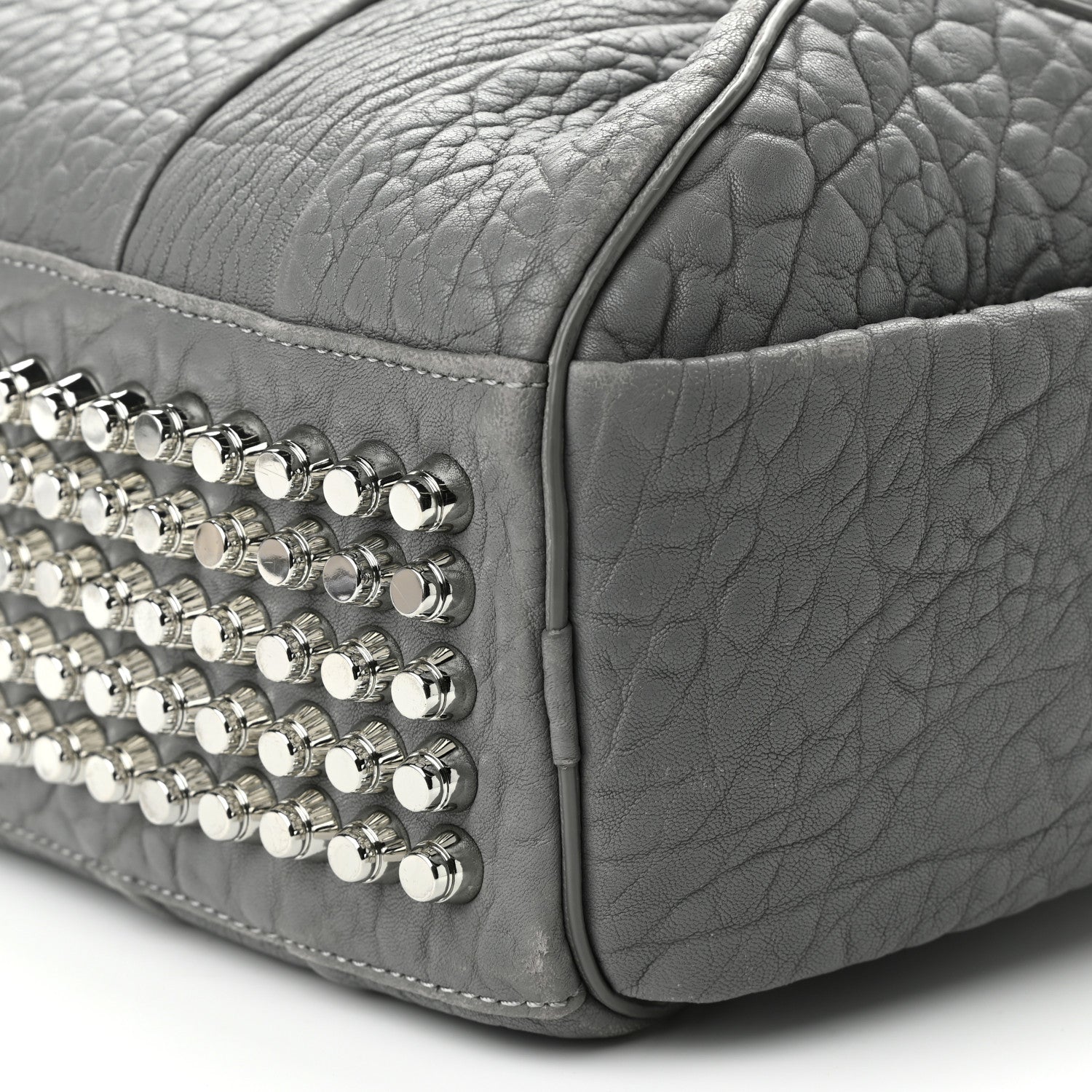 Alexander Wang Pebbled Lambskin Rocco Sesame Silver Hardware 10 of 11