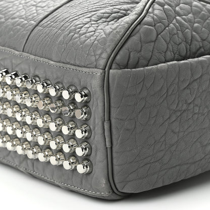 Alexander Wang Pebbled Lambskin Rocco Sesame Silver Hardware 10 of 11